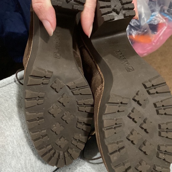 Sherry’s top-sider emory ankle heel boots color brown size 8.5 women - Picture 2 of 4